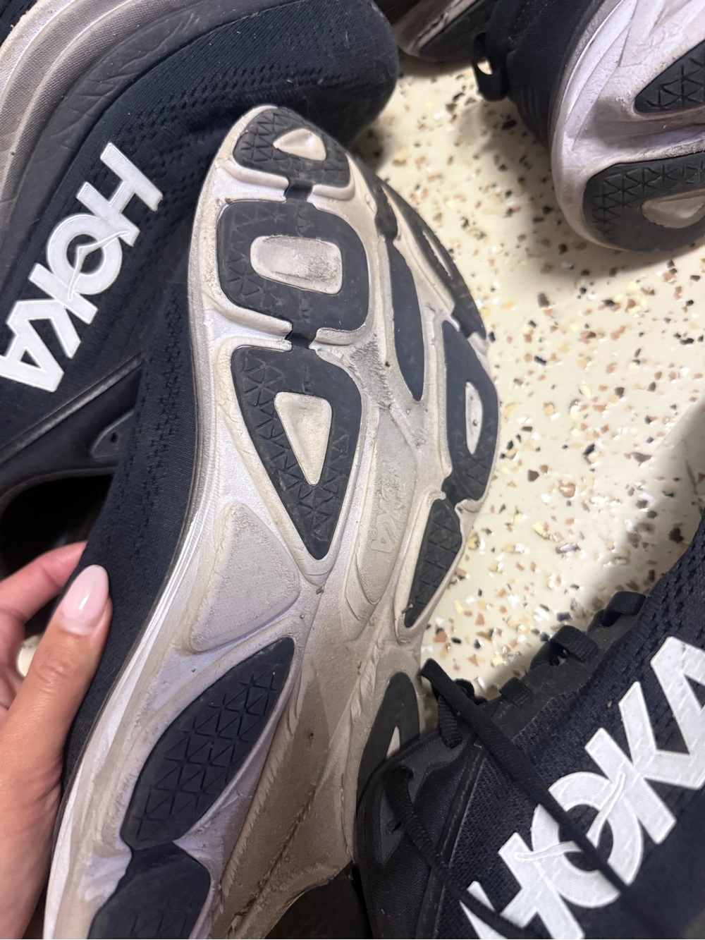 Mens 11.5 hokas 3 pairs for $30 - Picture 10 of 15